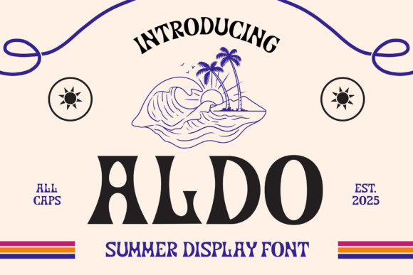 Aldo: The Perfect Summer Display Font for Engaging Visuals