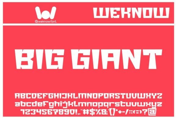 Big Giant: The Bold Font for Eye-Catching Branding