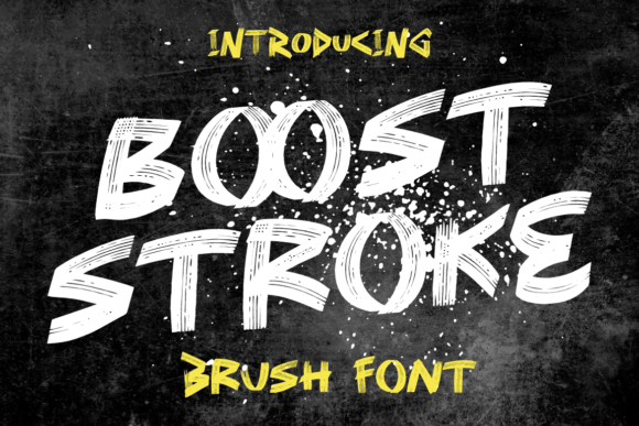 Boost Stroke: A Bold Brush Font for Dynamic Web Design