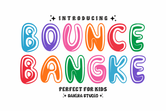 Bounce Bangke: A Playful Font for Editorial Design