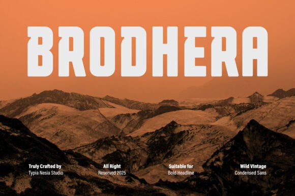 Brodhera: A Classic Vintage Font for Modern Web Design