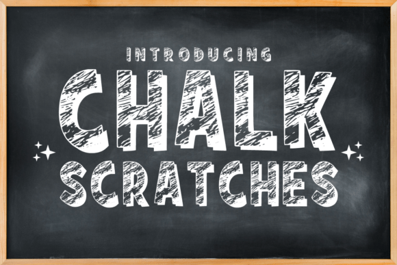 Chalk Scratches: A Modern Chalk Font for Bold Branding