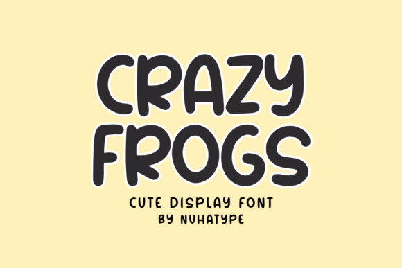 Crazy Frogs: A Playful Display Font for Engaging Publications