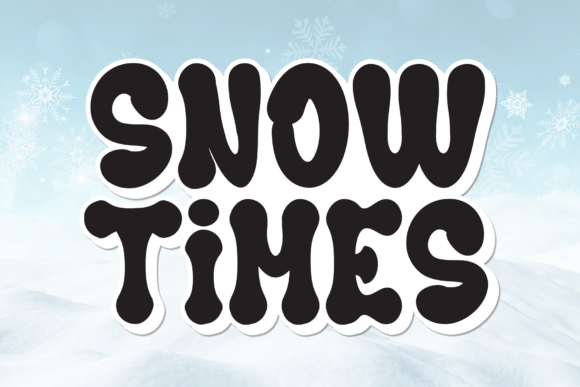 Discover the Charm of Snow Times: A Perfect Display Font