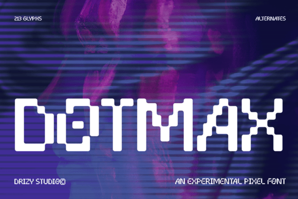 Dotmax: A Quirky and Modern Typeface for Web Design