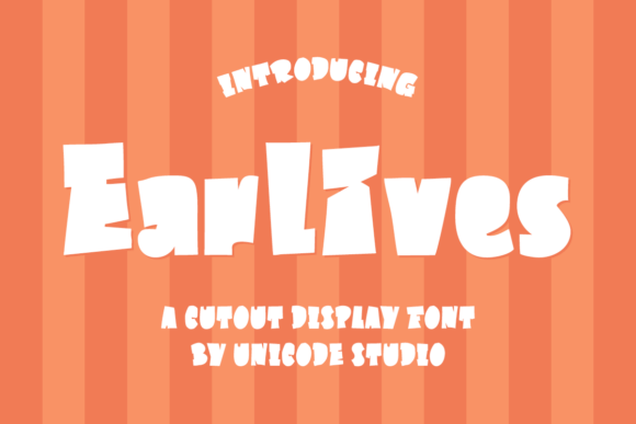 Earlives: The Modern Display Font for Professional Branding