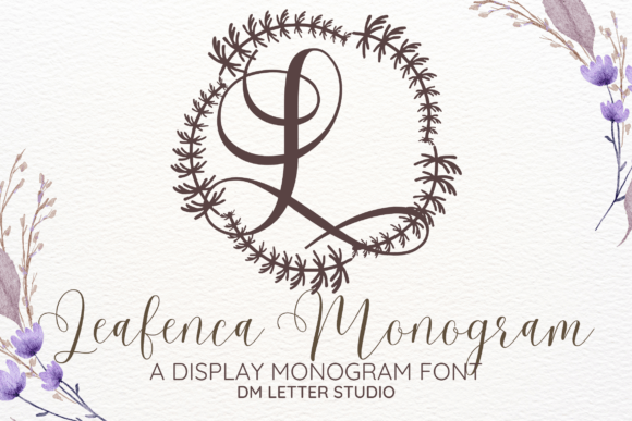 Elevate Your Web Design with Leafenca Monogram Font