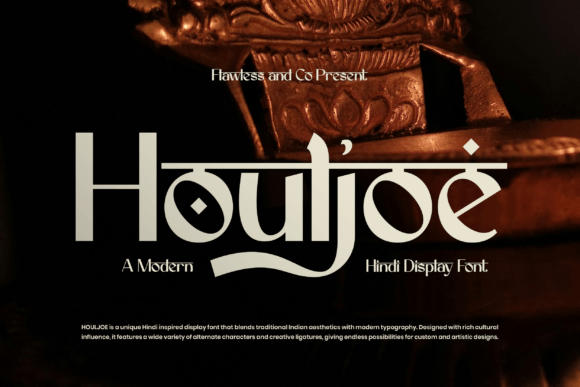 Enhance Your Campaign with Houljoe: A Bold Hindi-Inspired Font