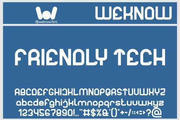 Enhance Your Craft with Friendly Tech Font