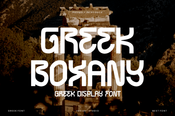 Exploring Greek Boxany: A Unique Font for Creative Branding