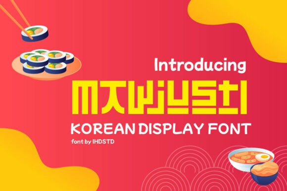 Exploring Mawjusti: A Playful Korean-Style Display Font