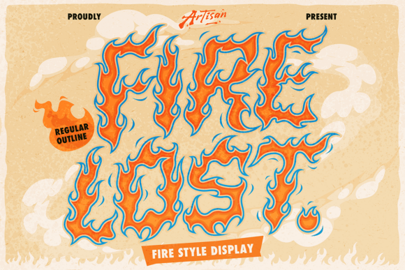 Firelost: Ignite Your Brand with a Blazing Display Font