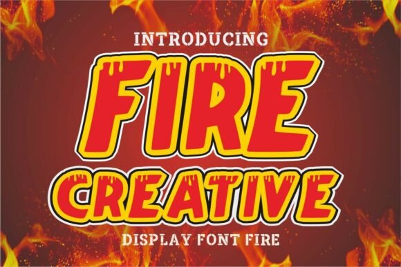 Ignite Your Craft with Fire Creative Font