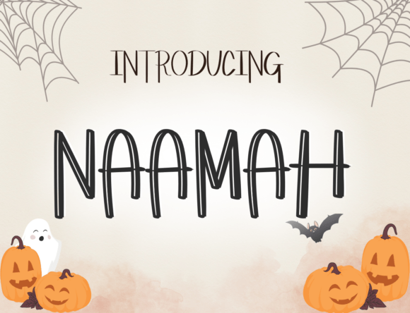 Naamah: A Playful Handwritten Font for Editorial Design