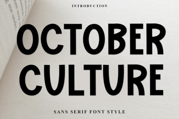 October Culture: A Festive Font for Engaging Web Designs