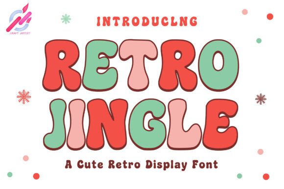 Retro Jingle: A Playful Retro Display Font for Vibrant Branding