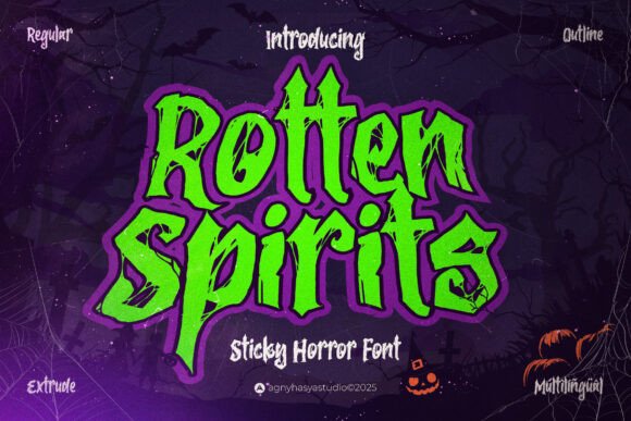 Rotten Spirits: The Perfect Horror Font for Spooky Campaigns