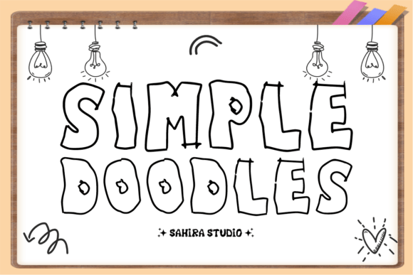 Simple Doodles: A Hand-Drawn Font for Creative Web Design