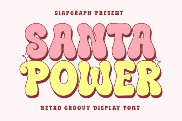 Unwrap the Magic of Santa Power: A Festive Display Font