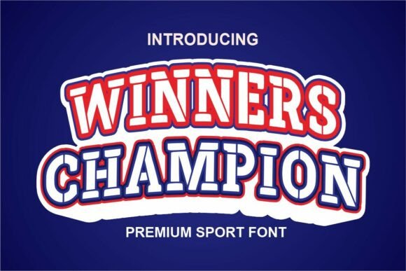Winners Champion: A Powerful Font for Bold Branding